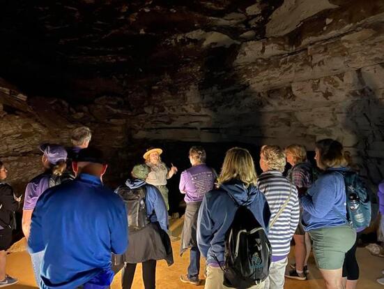 Picture of teachers in Mammoth Cave